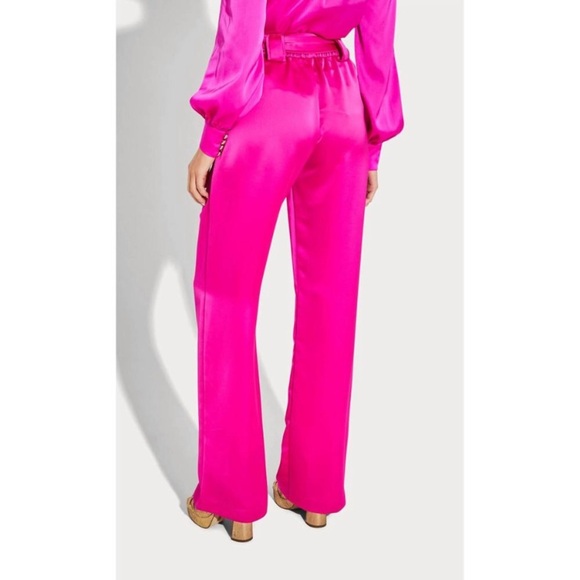 GENERATION LOVE PINK MARIA SATIN PANTS - Picture 2 of 12